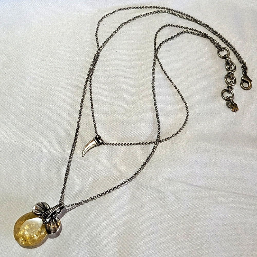 *CLOSING 5/18* Lucky Brand layered elephant charm necklace🐘
